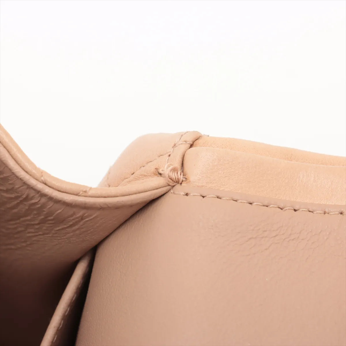 Chanel CC Logo Matelasse 25 Lambskin Double Flap Double Chain Bag Beige