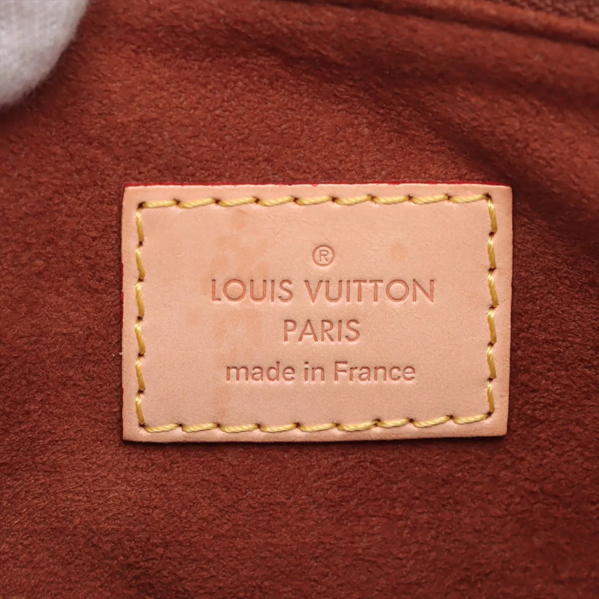 Louis Vuitton Monogram Pallas Handbag Brown