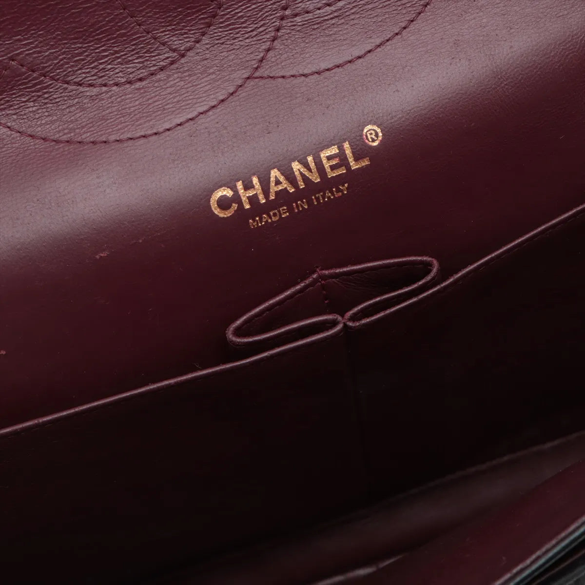 Chanel Dekamatrasse 30 Large Lambskin Double Flap Double Chain Bag Black