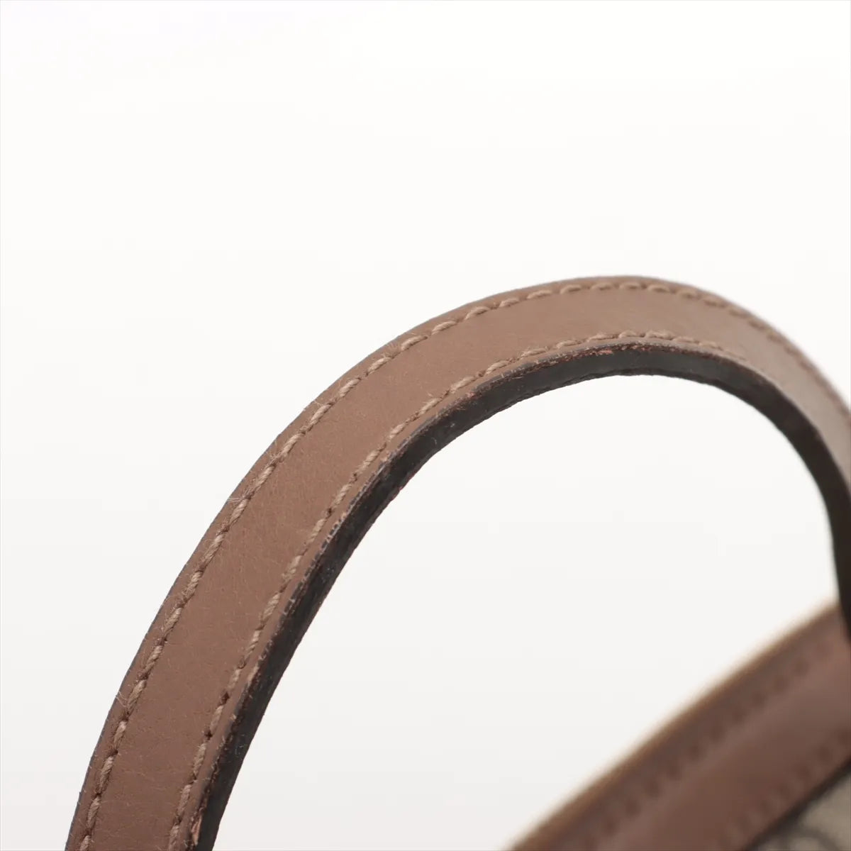 Gucci GG Supreme Leather Handbag Brown
