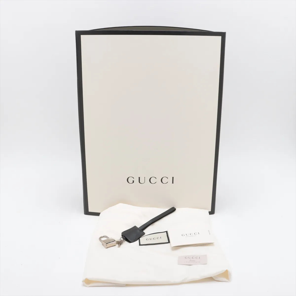 Gucci Guccissima Leather Two-Way Business Bag Black