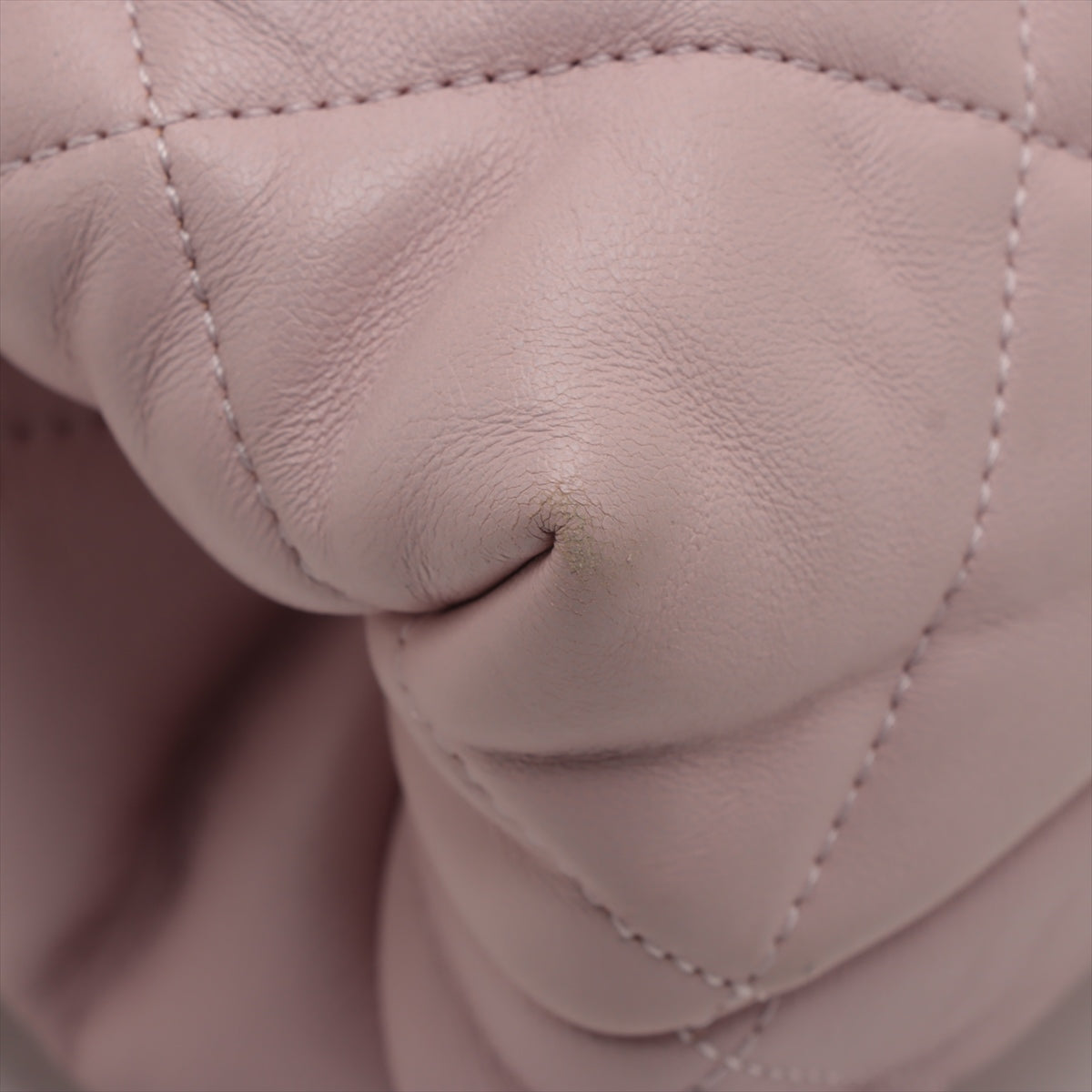 Chanel CC Logo Matelasse Lambskin Chain Shopping Tote Bag Pink