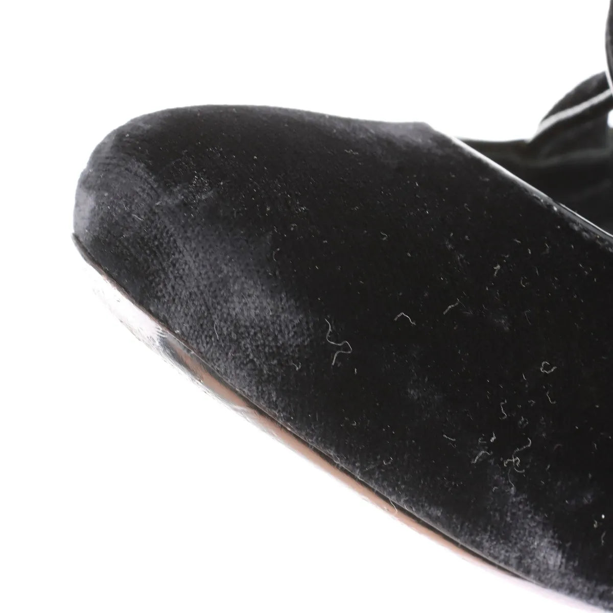 Louis Vuitton Veau Velours Strap Wedge Stud Pumps Black