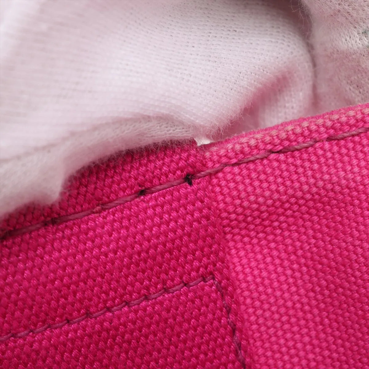 Prada Canapa Canvas Two-Way Handbag Hot Pink