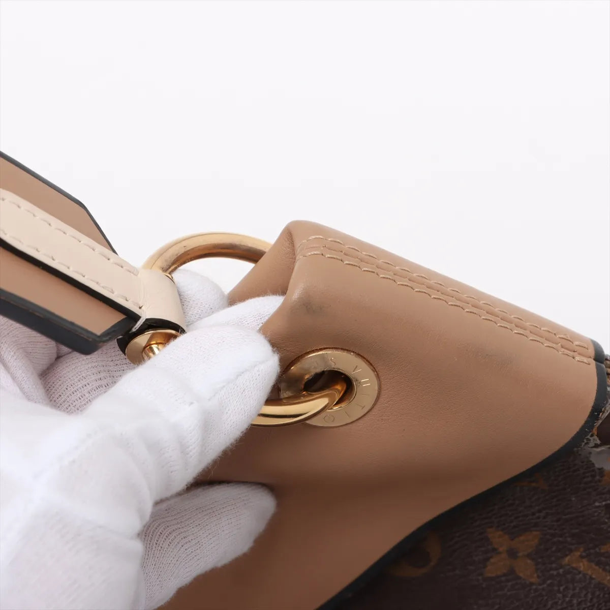 Louis Vuitton Monogram Tuileries Hobo Bag Brown