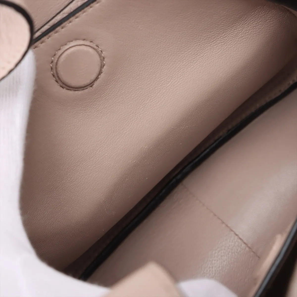 Prada Vitello Daino Soft Leather Tote Handbag Beige