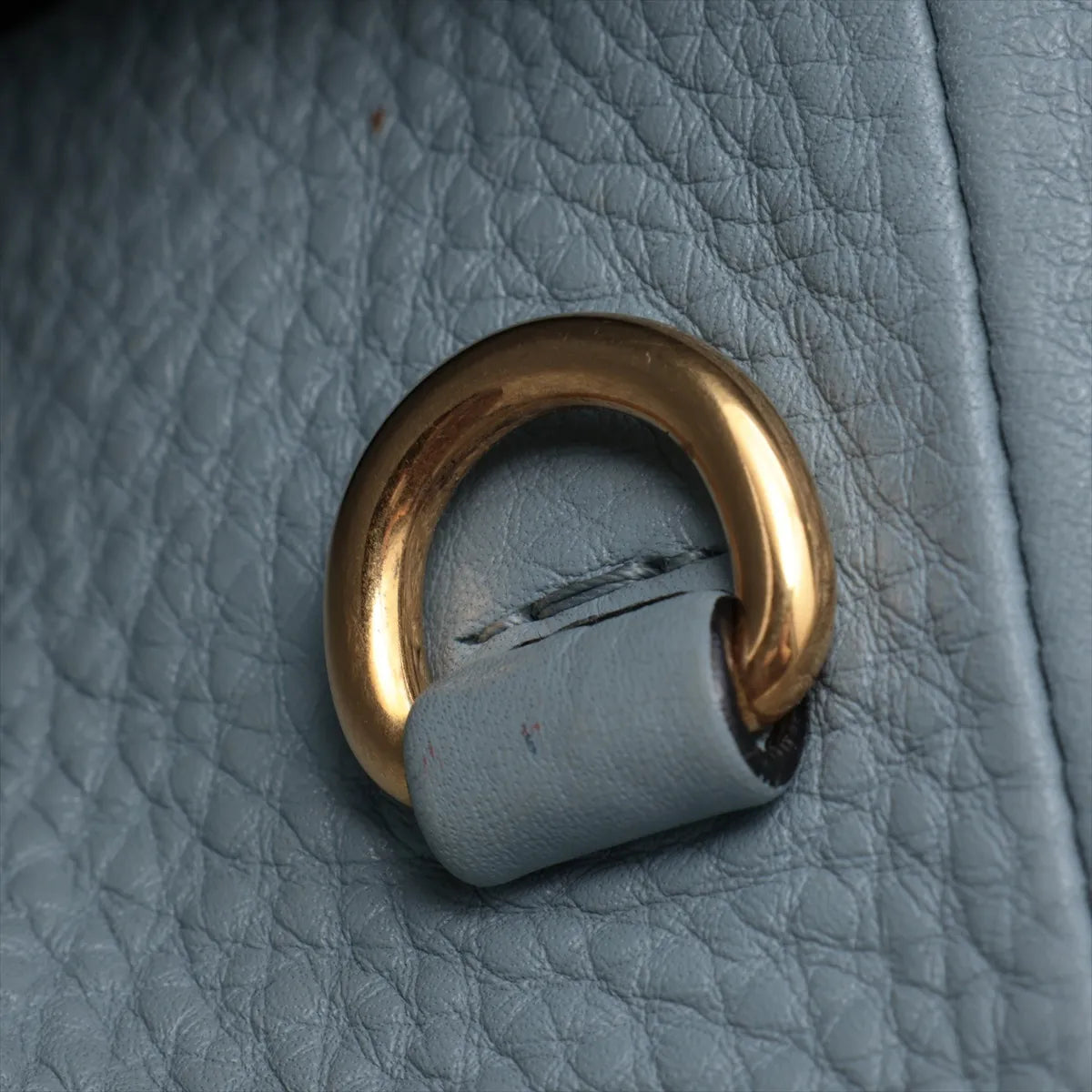 Prada Leather Tote Bag Blue