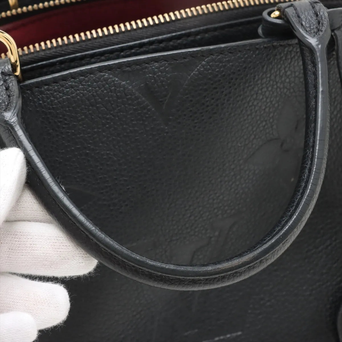 Louis Vuitton Monogram Empreinte Petit Palais PM Black