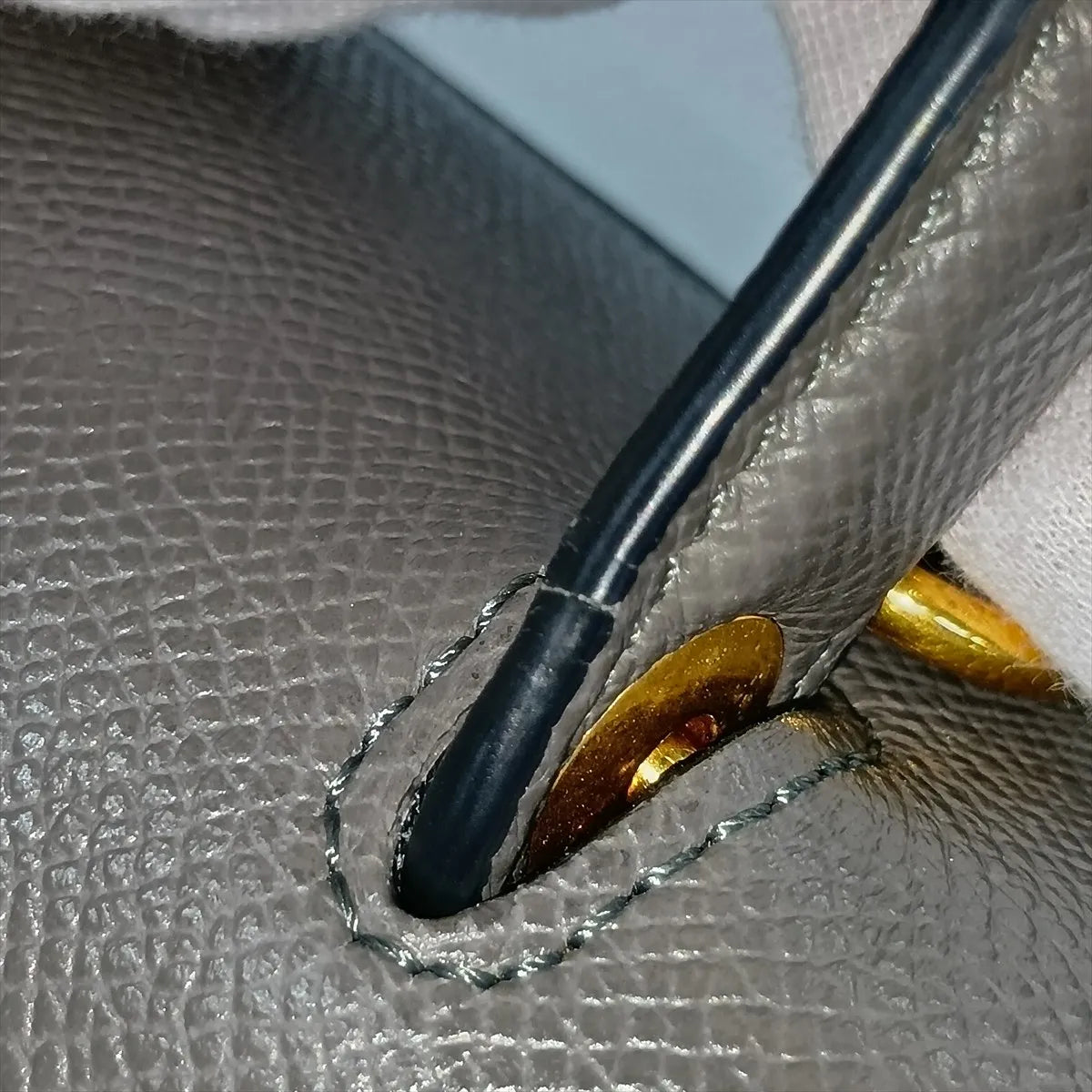 Celine Belt Bag Micro Leather Two-Way Shoulder Bag Gray — product photo 16