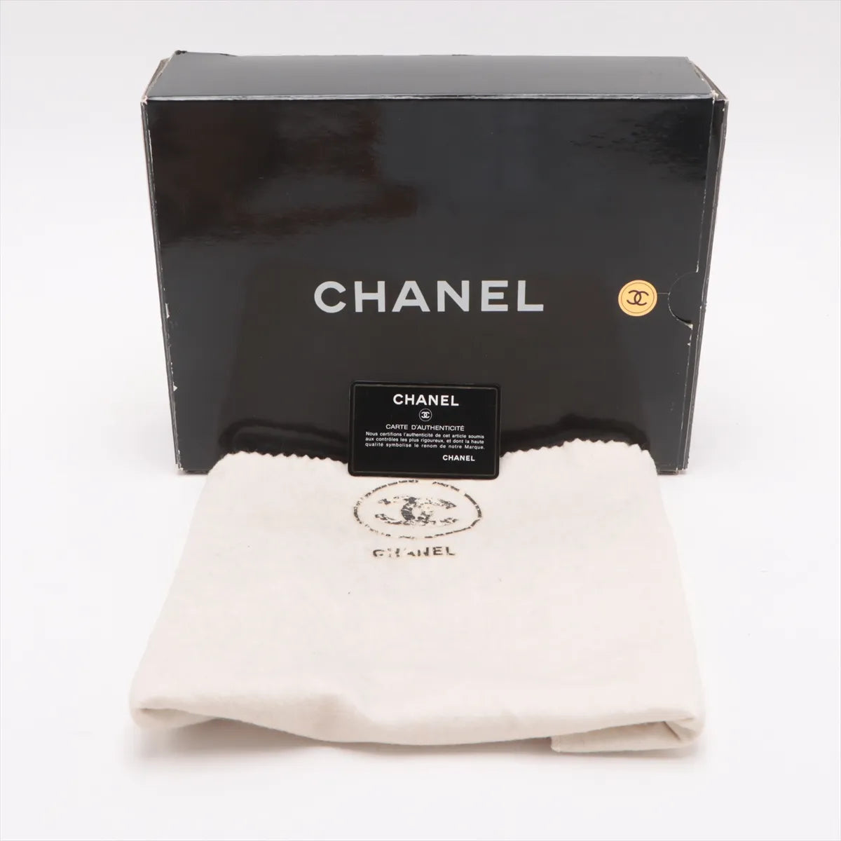 Chanel Matelasse Lambskin Double Flap Double Chain Bag Beige