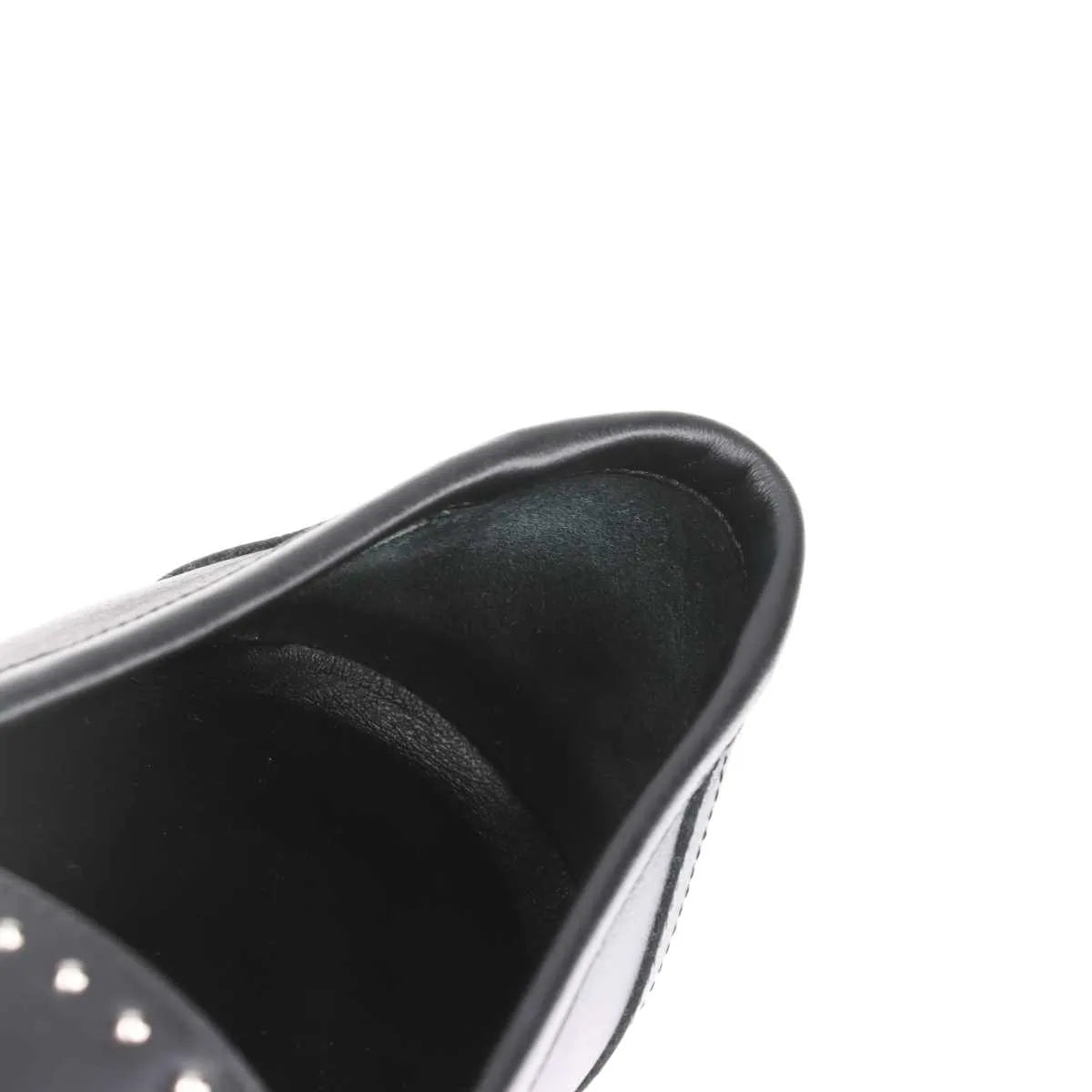 Best Second Hand Hermès Royal Studs Loafer Black