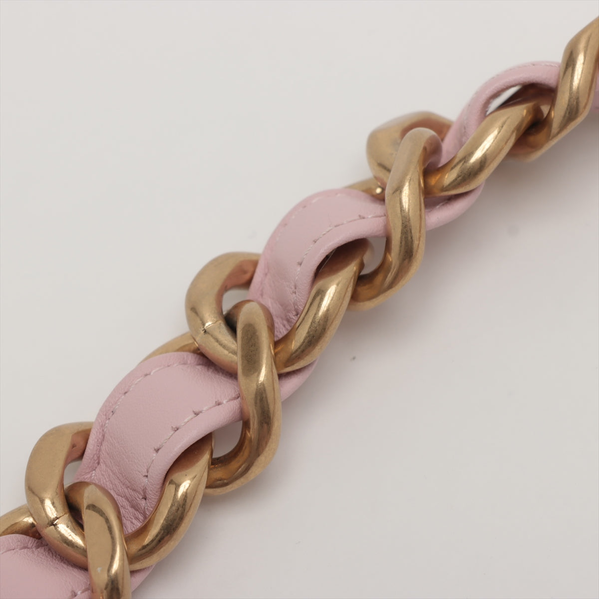 Chanel CC Logo Matelasse Lambskin Chain Shopping Tote Bag Pink