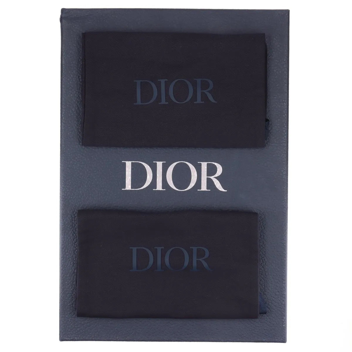 Dior Leather Buckle Belt Short Boots Unisex Black