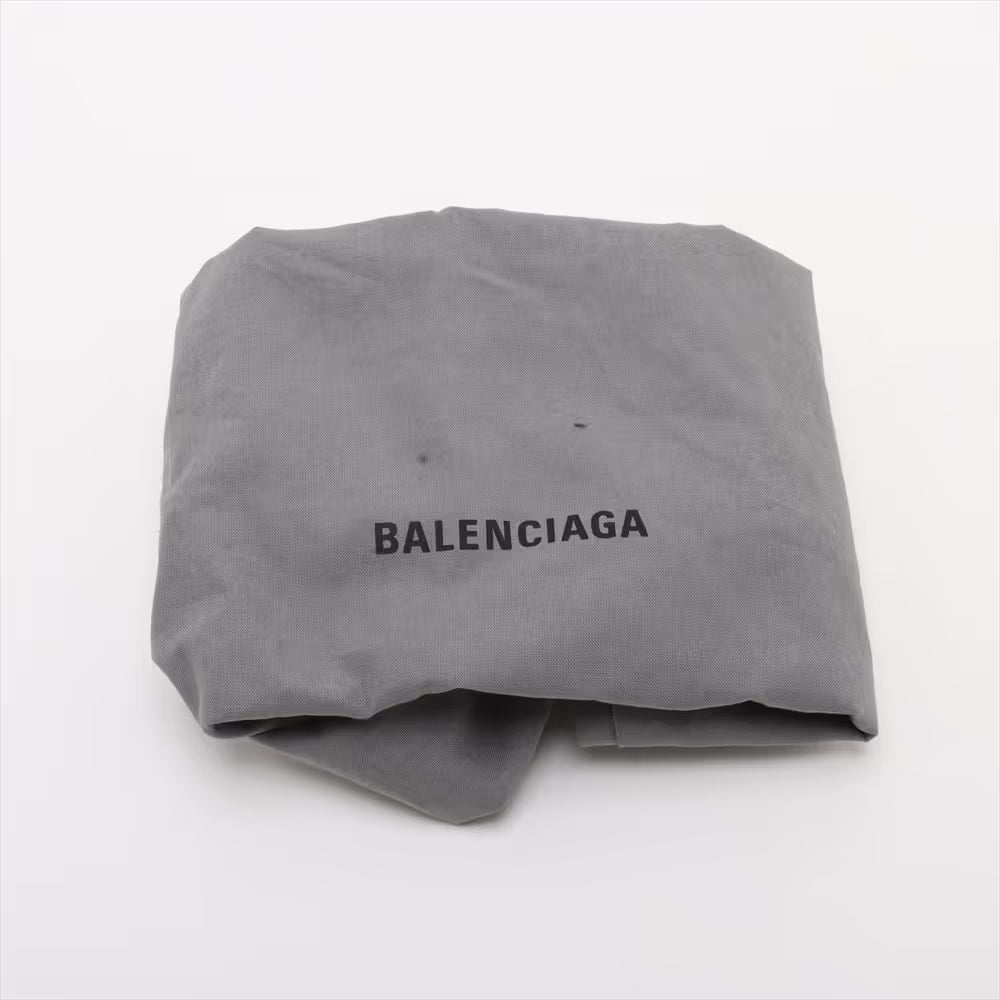 Balenciaga Hourglass Mock Croc Two-Way Handbag Beige