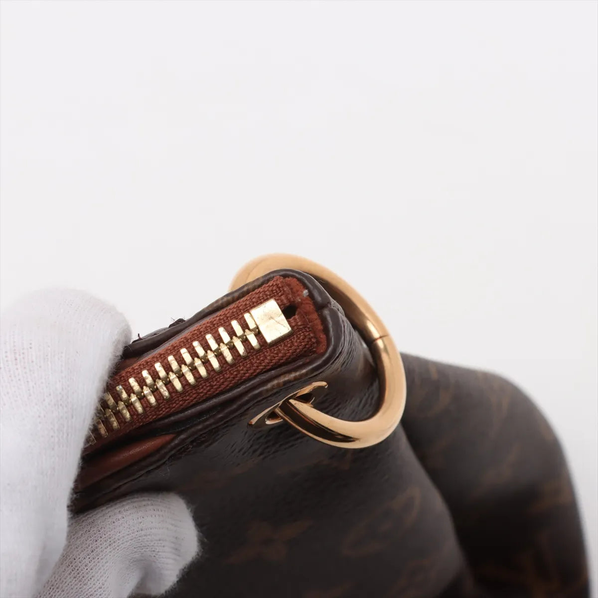 Louis Vuitton Monogram Pallas Handbag Brown