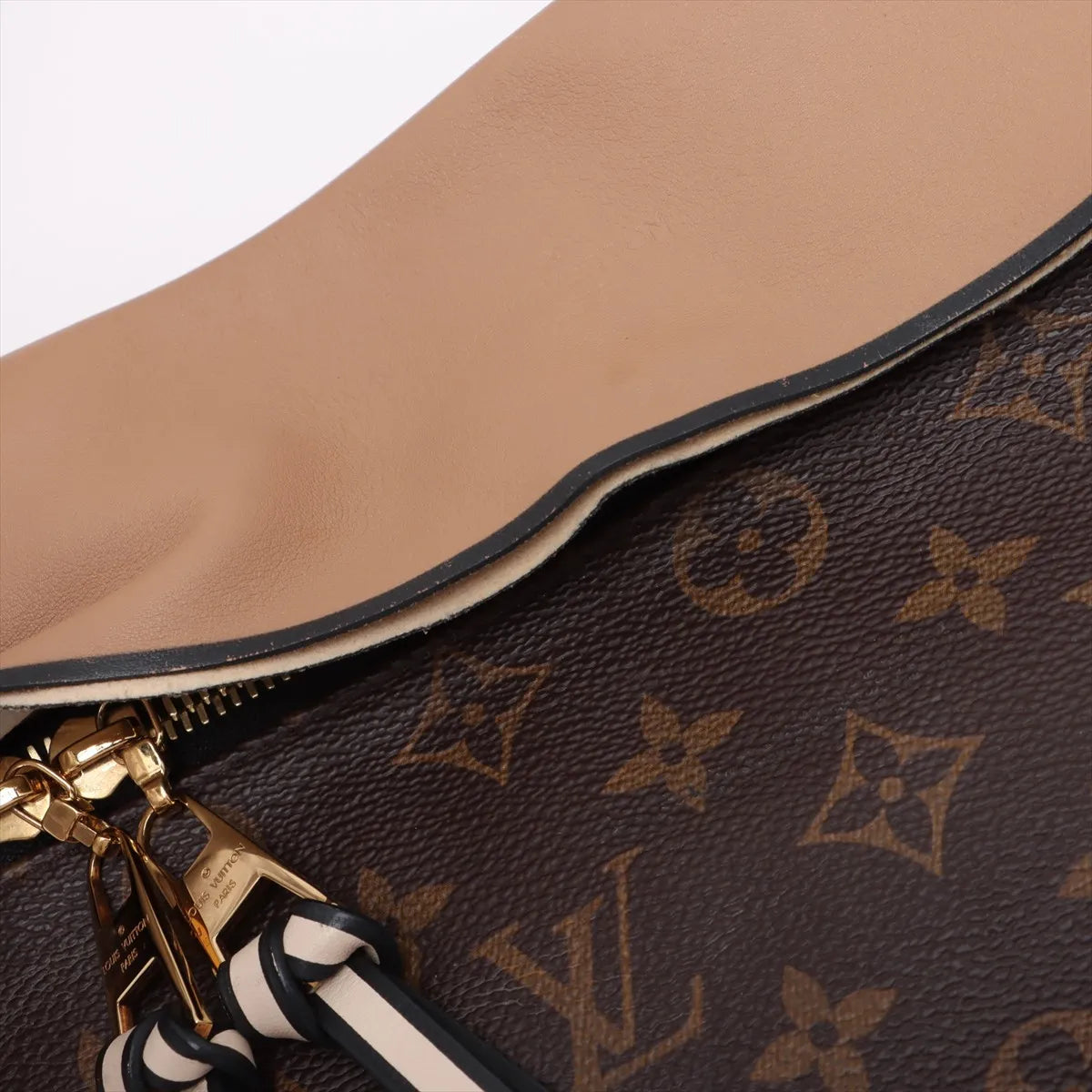 Louis Vuitton Monogram Tuileries Hobo Bag Brown