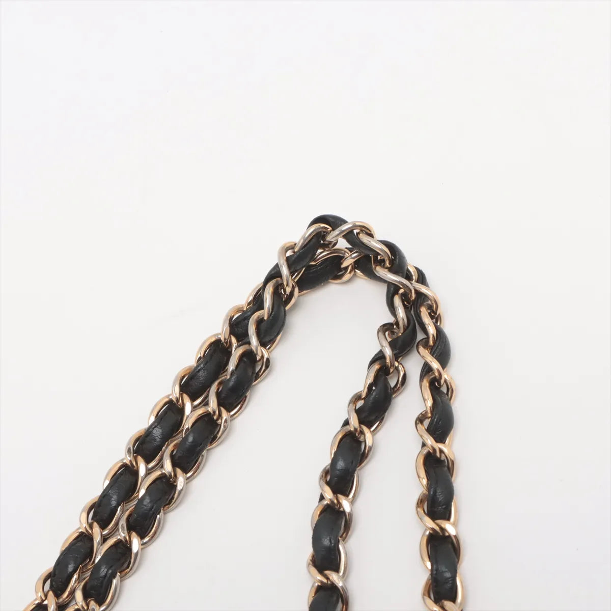 Chanel Dekamatrasse 30 Large Lambskin Double Flap Double Chain Bag Black