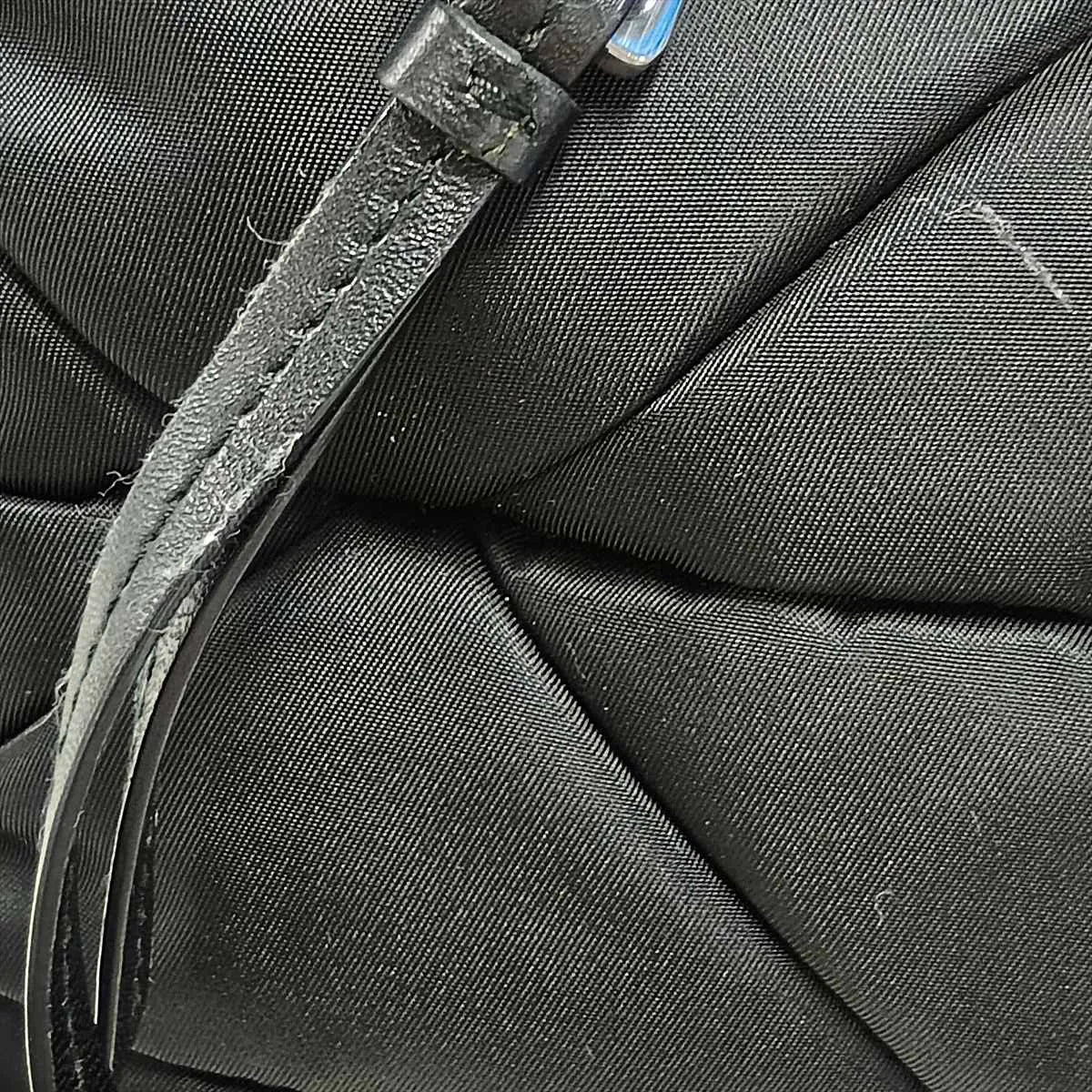 Prada Tessuto Quilted Nylon Leather Two-Way Tote Bag Black