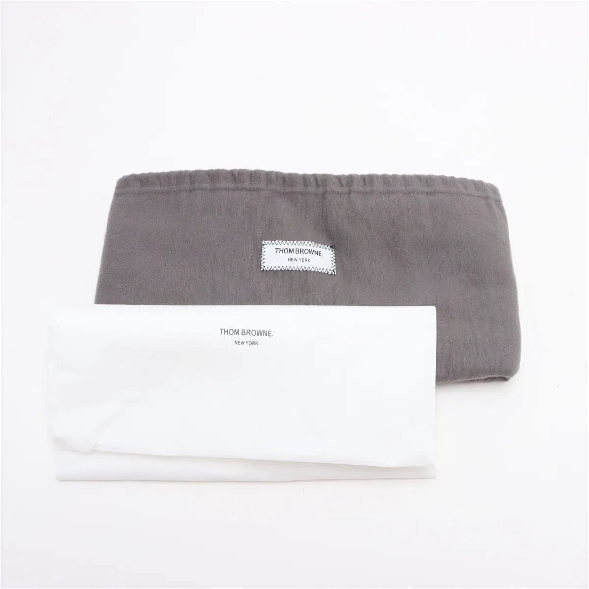 Thom Browne Leather Tote Bag Brown