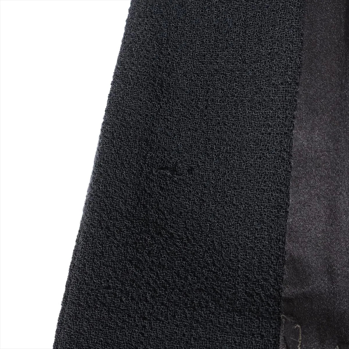 Chanel CC Logo Wool Jacket Coat Black