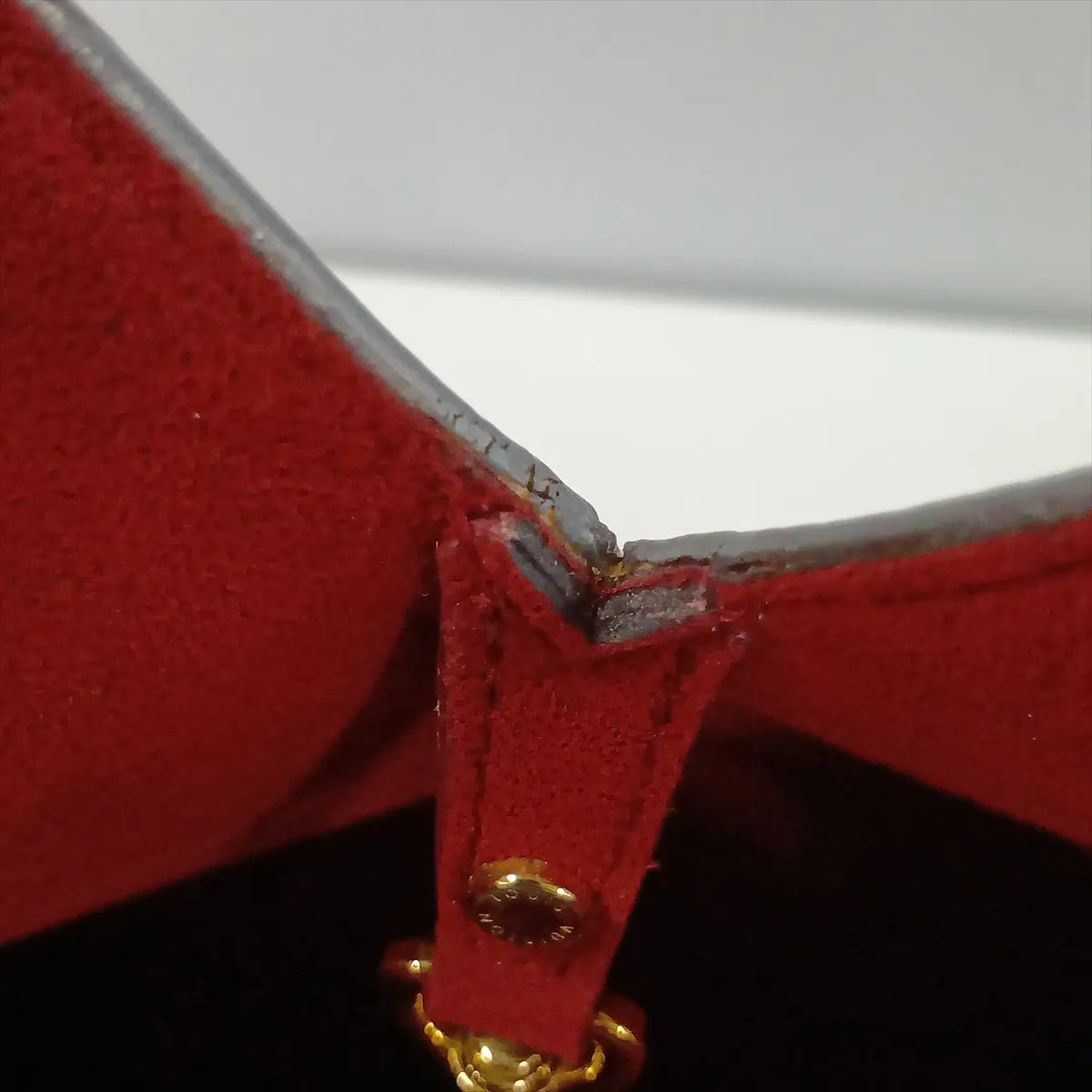 Louis Vuitton Monogram x Leather Kimono PM Brown x Red