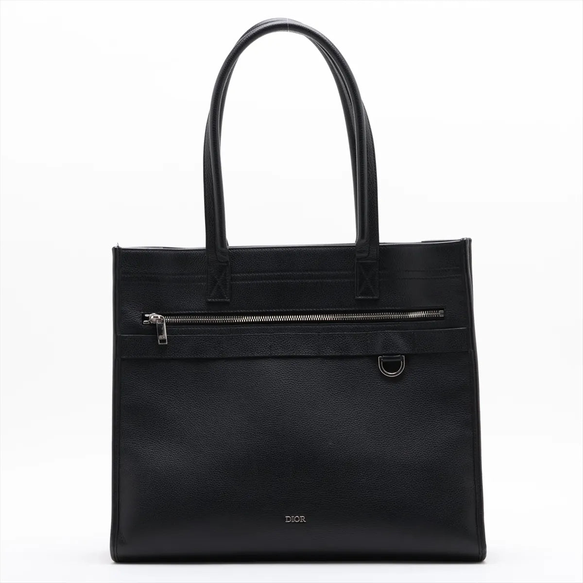 Dior Safari Leather Tote Bag Black — product photo 1