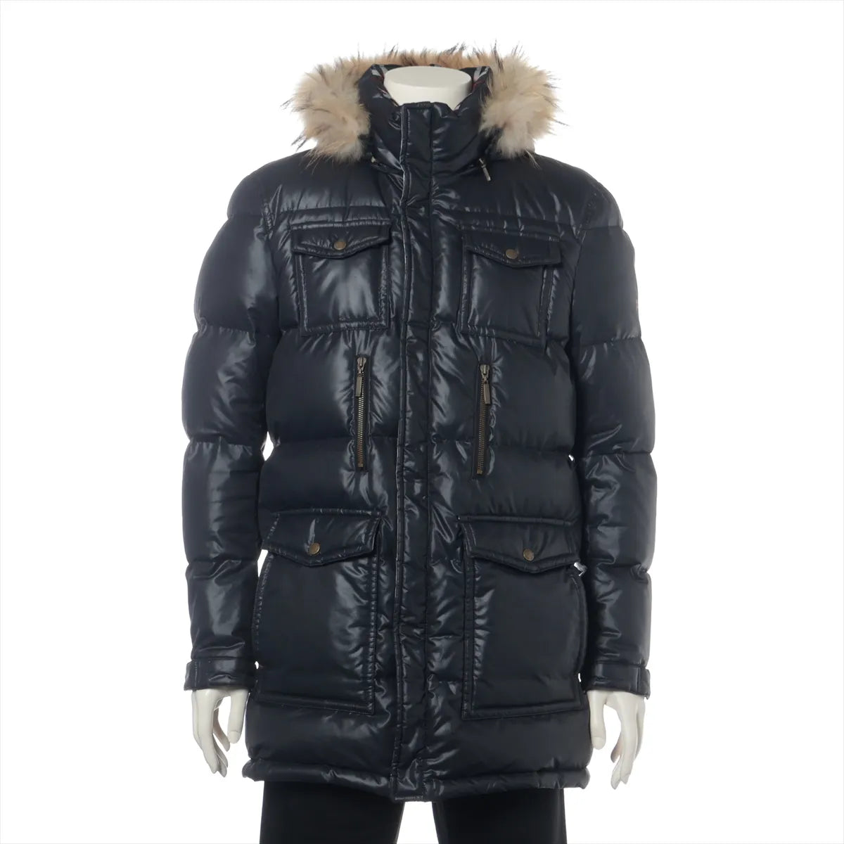 Burberry Black Label Polyester Down Jacket Black