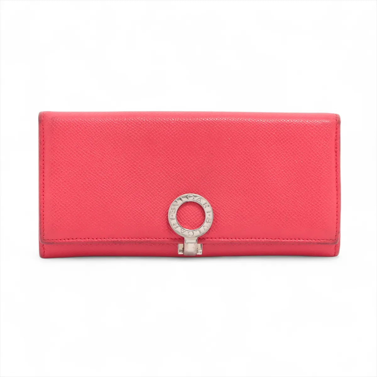 Bvlgari Bvlgari Bvlgari Leather Long Wallet Red