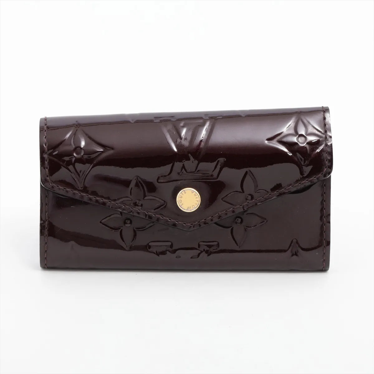 Louis Vuitton Monogram Vernis Key Case Amarante