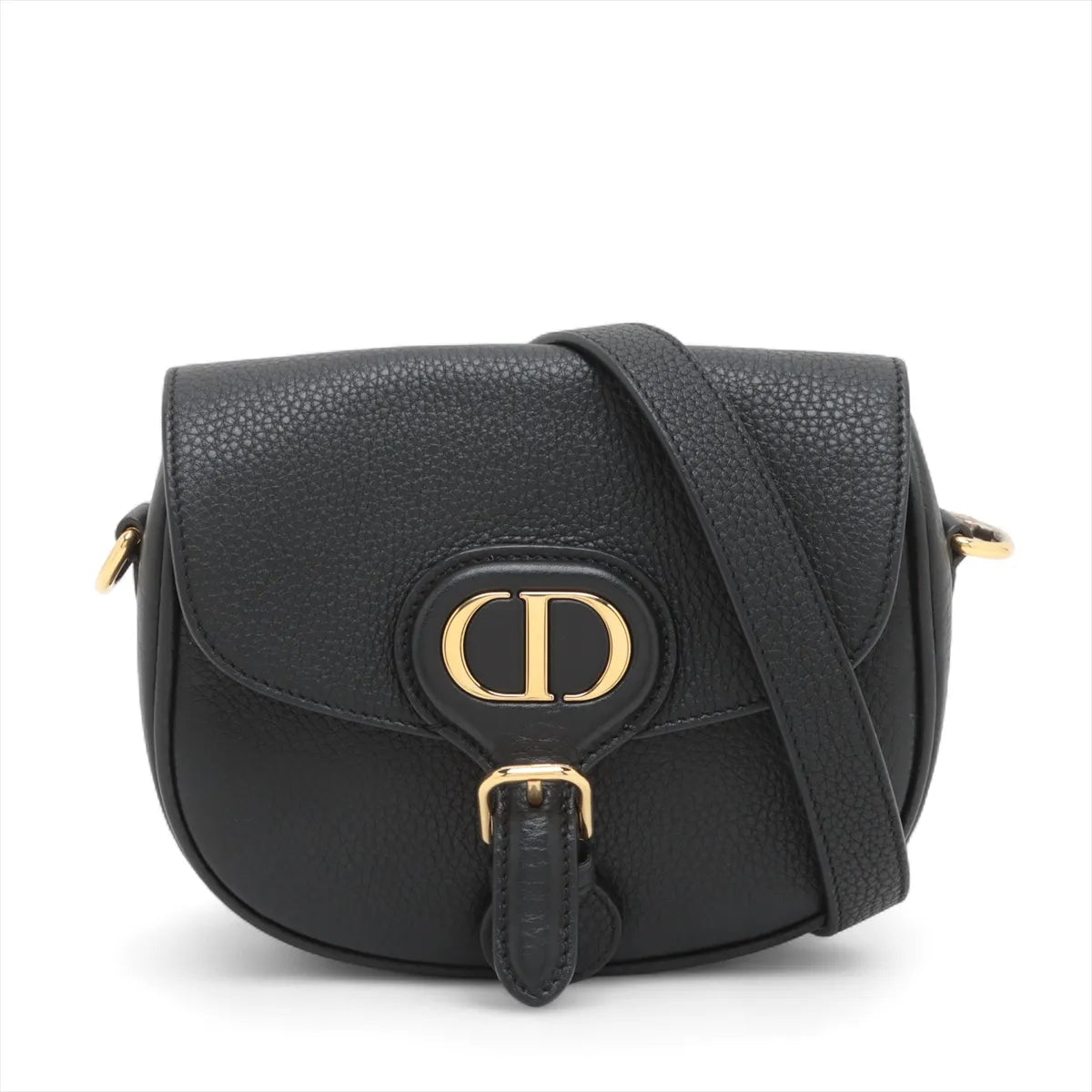 Christian Dior Bobby Leather Shoulder Bag Black