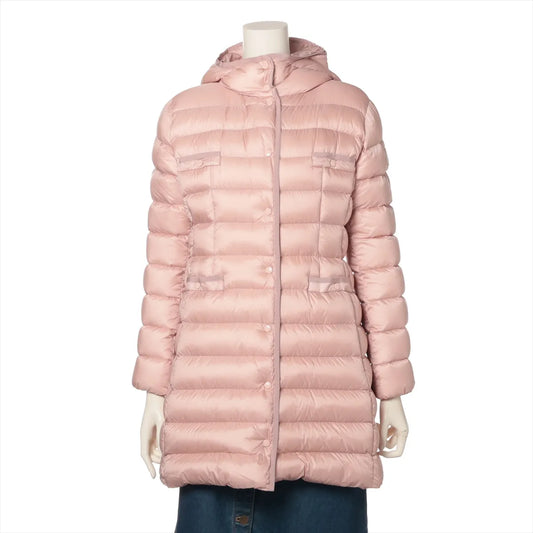 Moncler Hirma Nylon Down Coat Pink