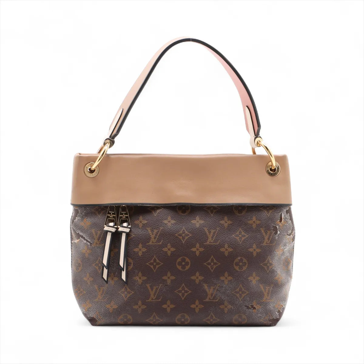 Louis Vuitton Monogram Tuileries Hobo Bag Brown