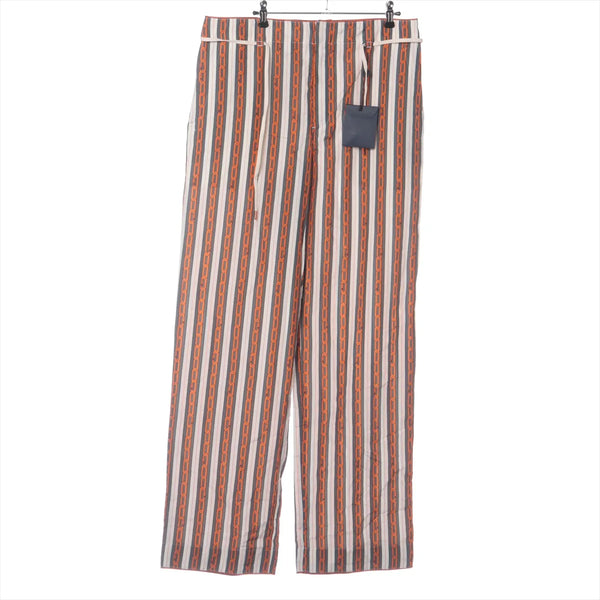 Louis Vuitton Multicolor Chain Cotton Silk Pants