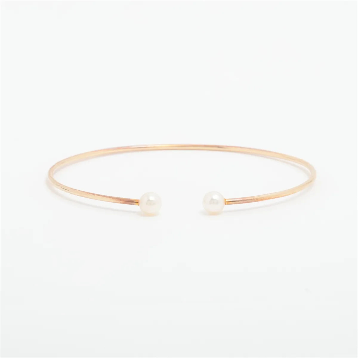 Mikimoto Pearl Bangle Yellow Gold