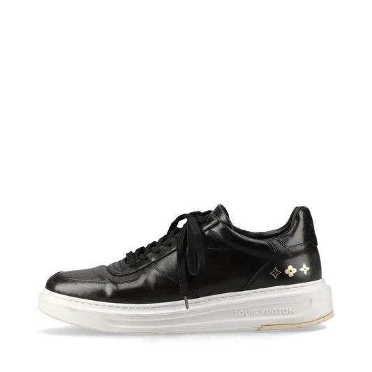 Louis Vuitton Monogram Beverly Hills Leather Sneakers Black