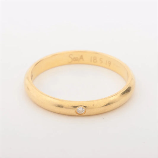 Cartier 1895 Diamond Wedding Ring Yellow Gold