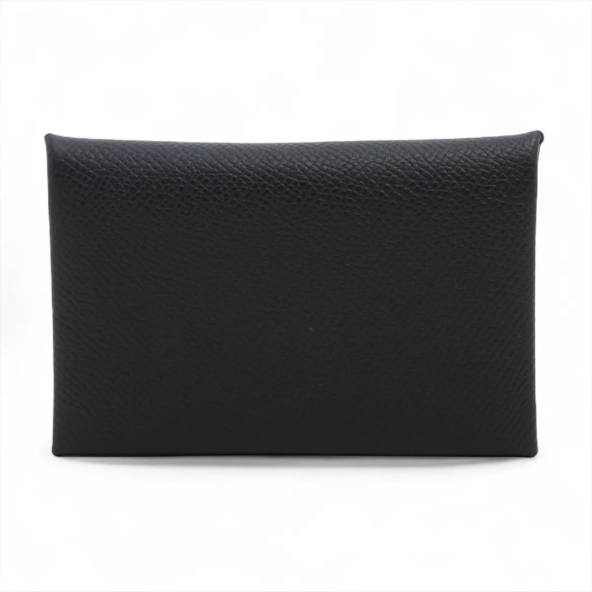 Hermès Calvi Veau Epsom Card Case Black