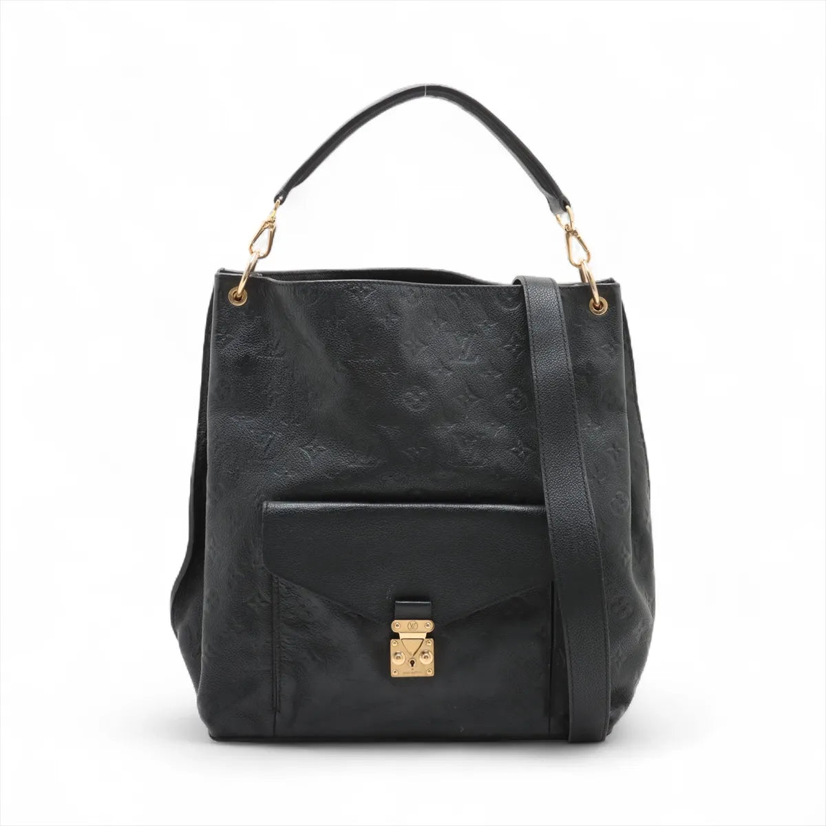 Louis Vuitton Monogram Empreinte Métis Hobo Bag Black
