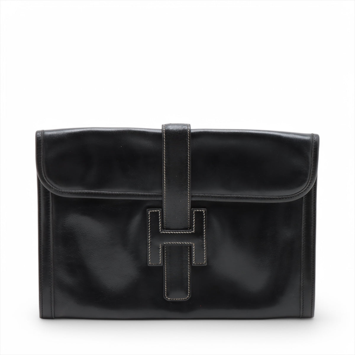 Hermès Jige Box Calf PM Black