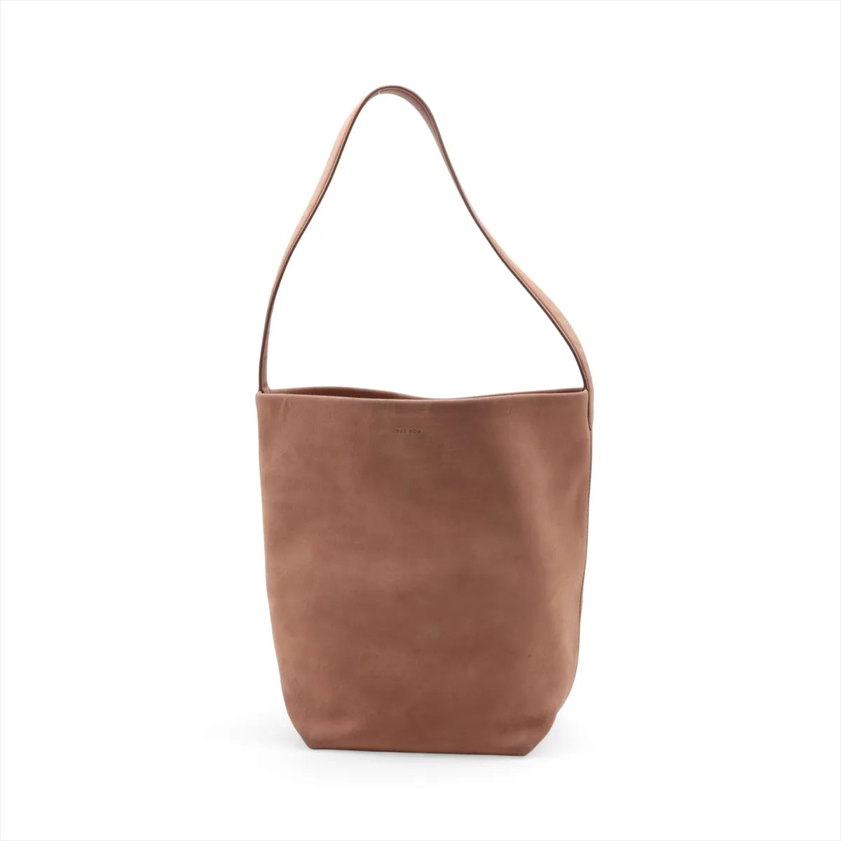 The Row Park Leather Medium Tote Shoulder Bag Brown