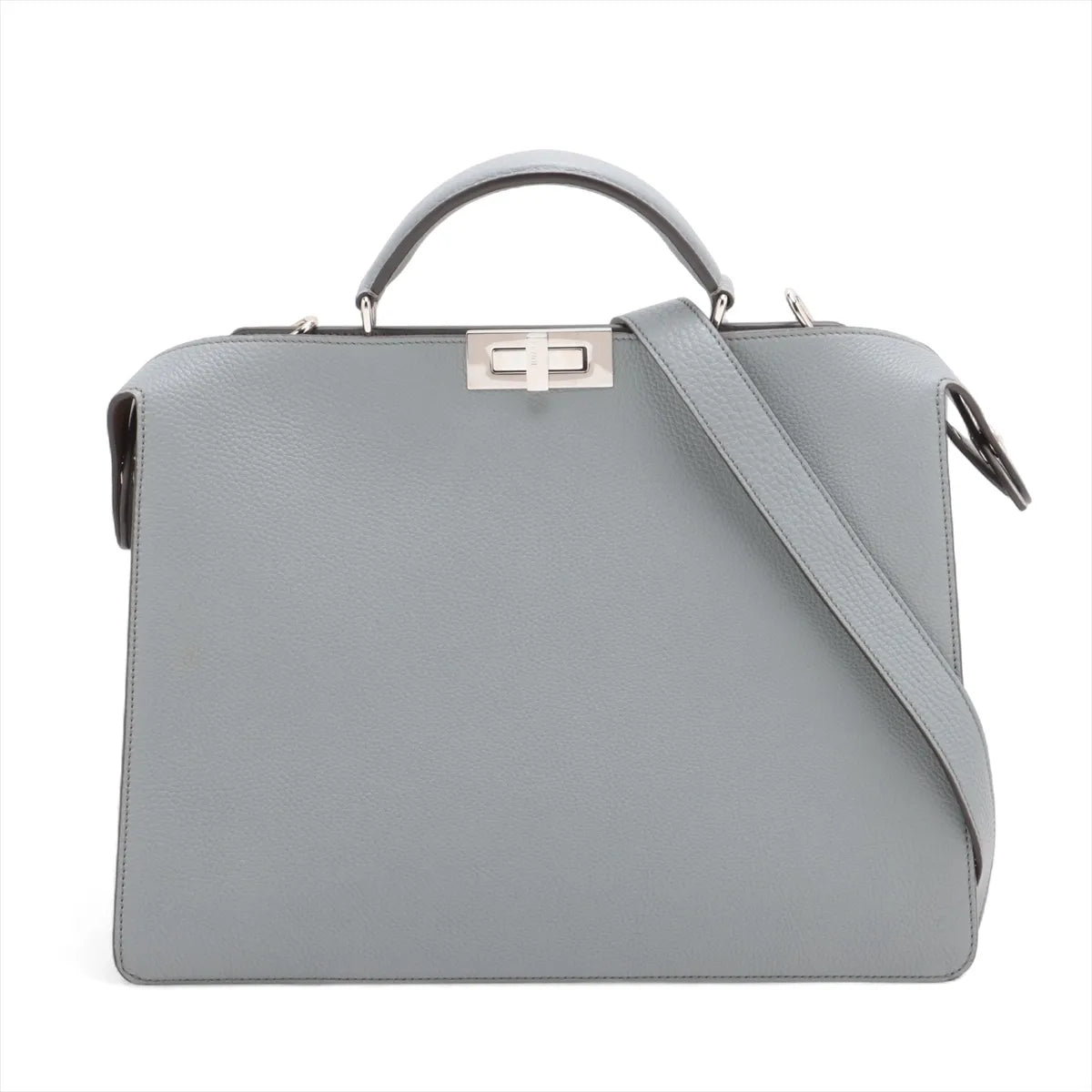 Fendi Peekaboo ISeeU Medium Shoulder Bag Gray