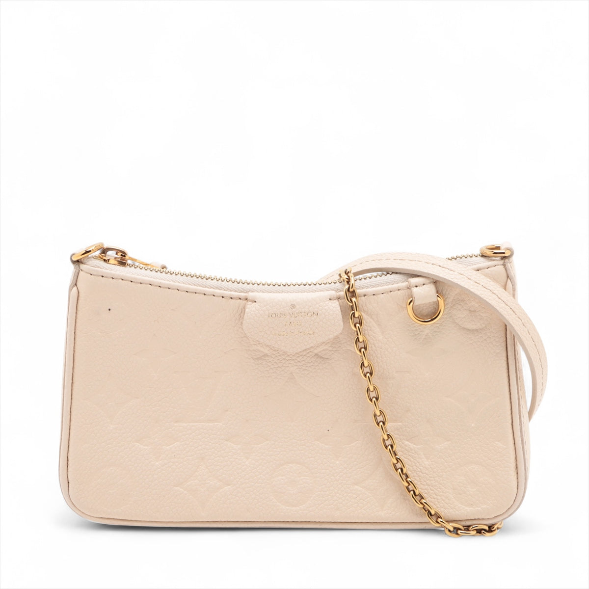 Louis Vuitton Monogram Empreinte Easy Pouch On Strap Creme * PREORDER *