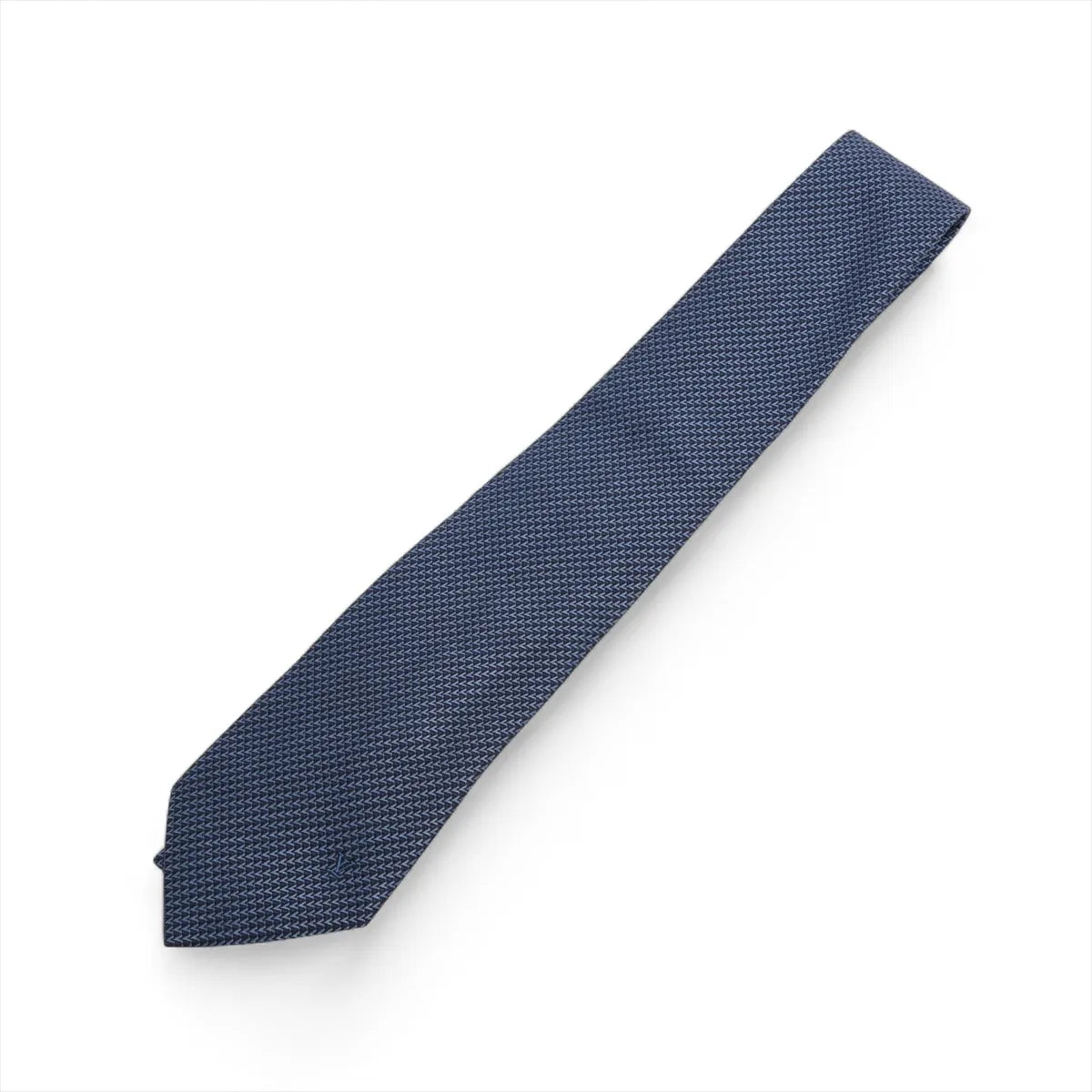Louis Vuitton Silk Necktie Navy Blue