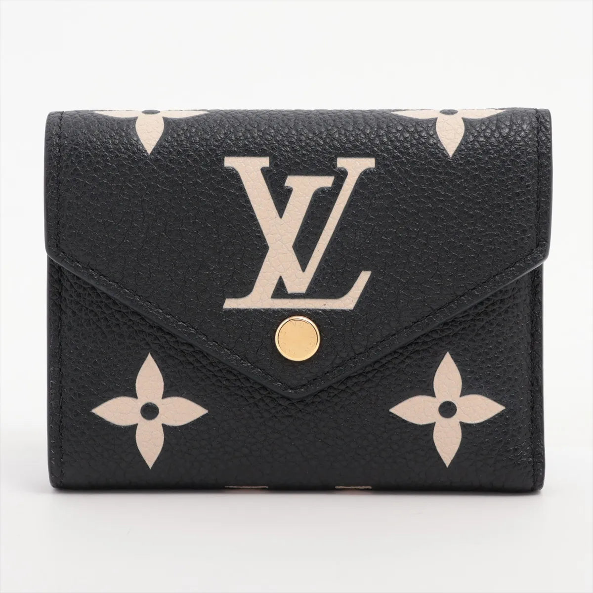 Louis Vuitton Bicolor Monogram Empreinte Victorine Noir