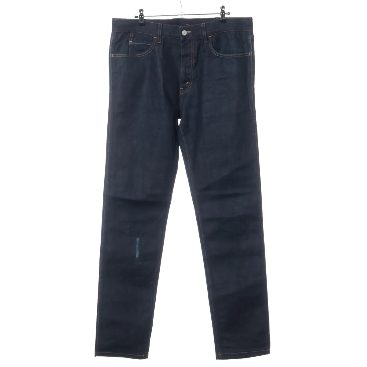 Gucci Cotton Denim Pants Navy Blue
