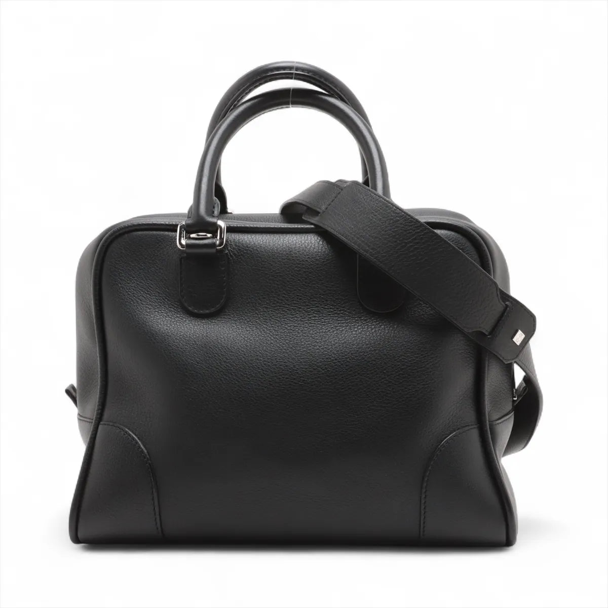 Loewe Amazona 28 Leather Two-Way Handbag Black