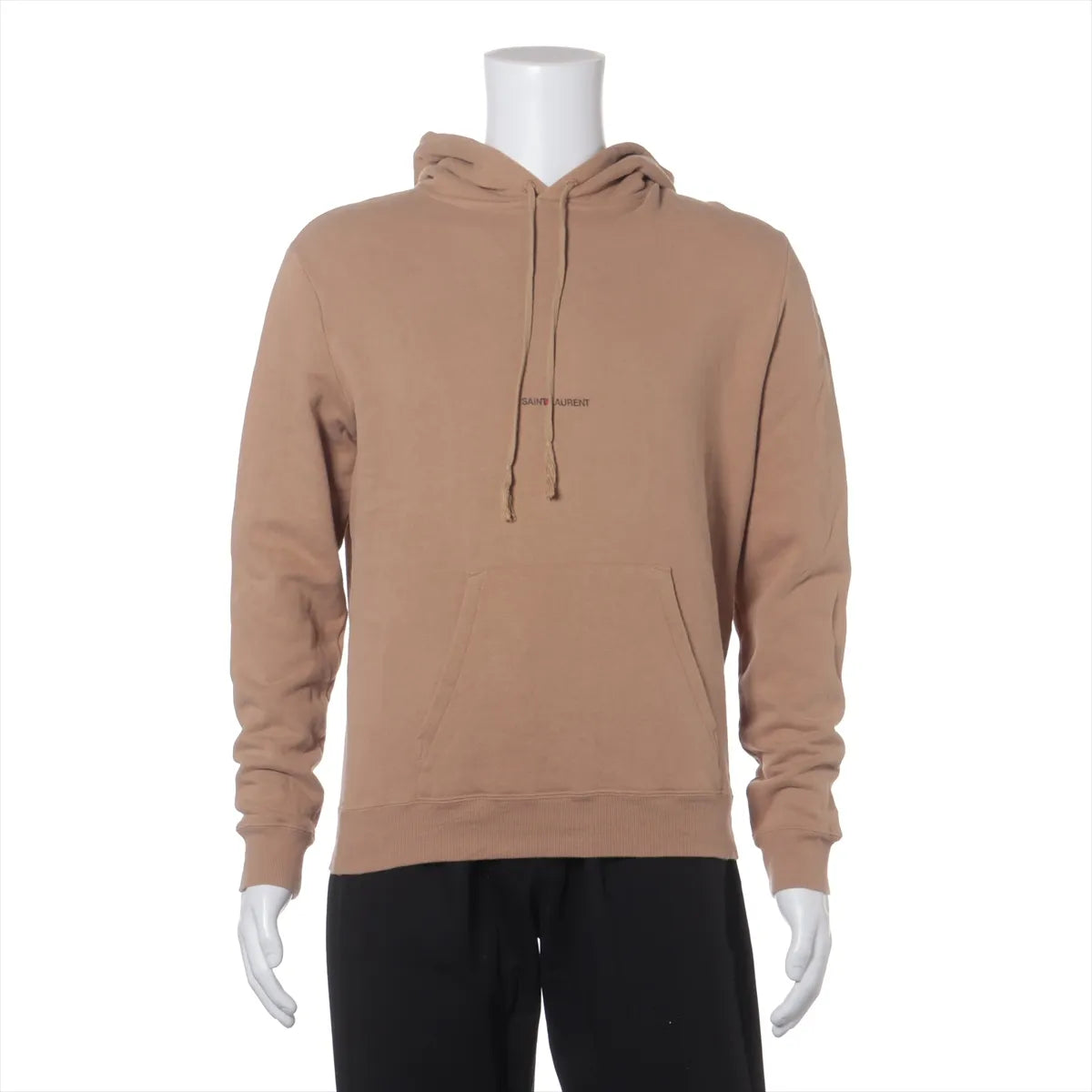 Yves Saint Laurent Paris Cotton Hoodie Brown — product photo 1