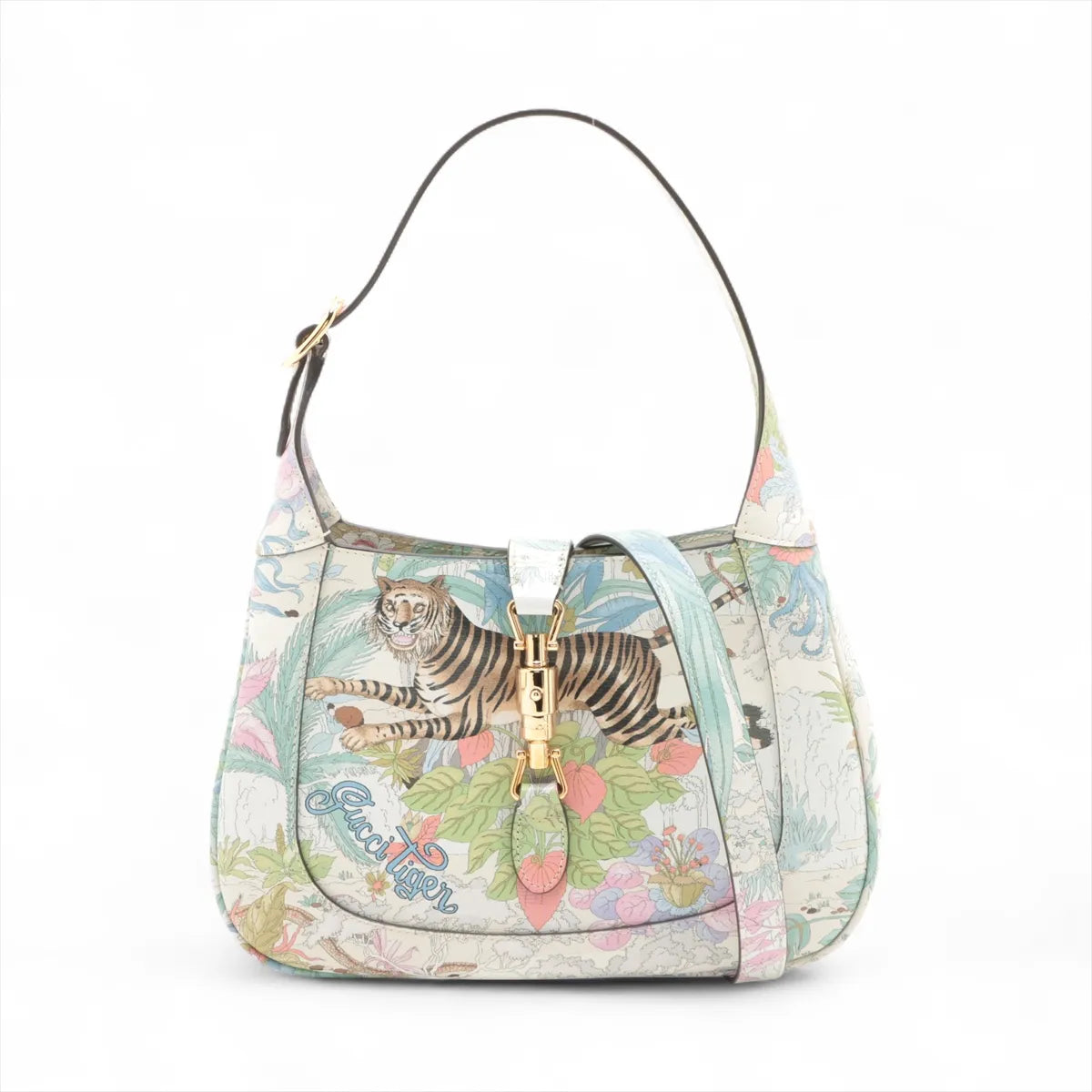 Gucci Jackie 1961 Leather Shoulder Bag Multicolor