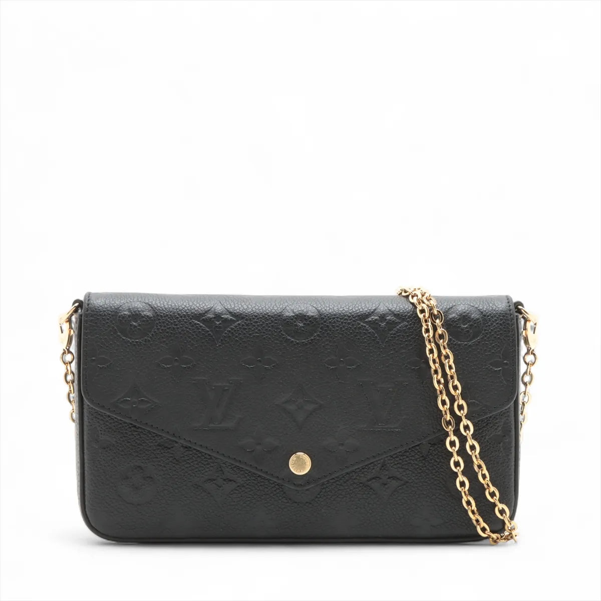 Louis Vuitton Monogram Empreinte Pochette Felicie Black
