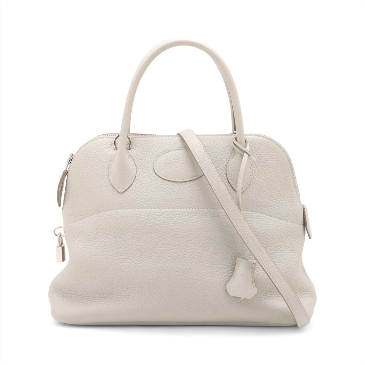 Hermes Bolide 31 Taurillon Clemence Shoulder Bag Pearl Gray * PREORDER *